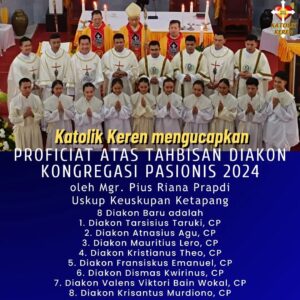 Tahbisan Diakon Pasionis 2024