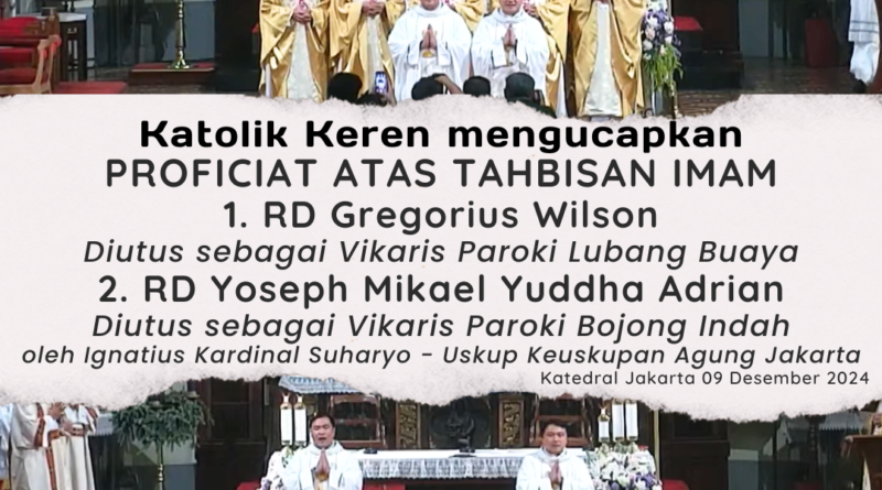 Tahbisan Imam Keuskupan Agung Jakarta 2024