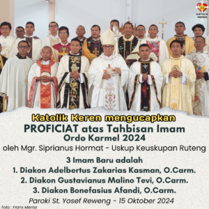 Tahbisan Imam Karmel Ruteng 2024