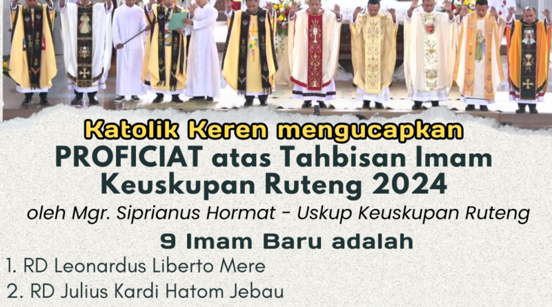Tahbisan Imam Ruteng 2024