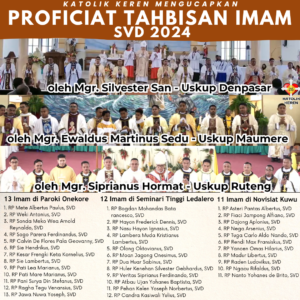 Tahbisan Imam SVD Onekore Ledalero Kuwu 2024