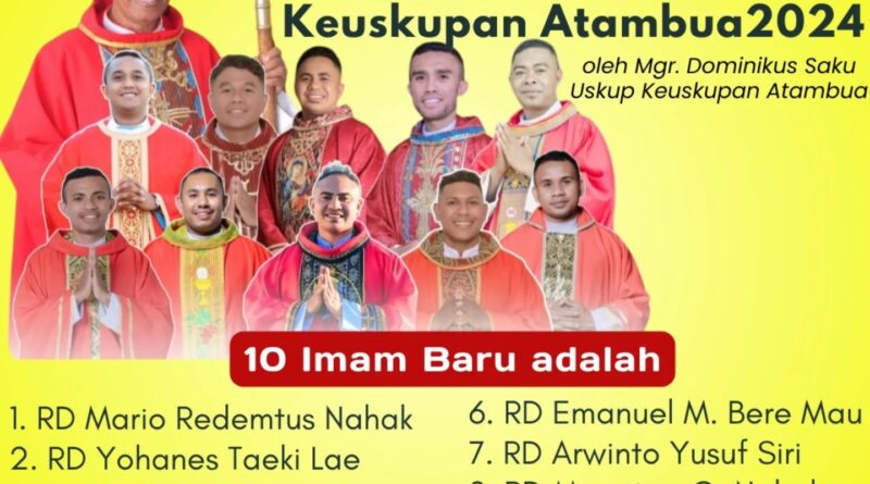 Tahbisan Imam Keuskupan Atambua 2024
