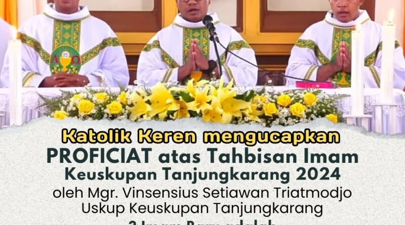 Tahbisan Imam Keuskupan Tanjungkarang 2024