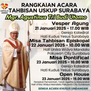 Rangkaian Acara Tahbisan Uskup Surabaya