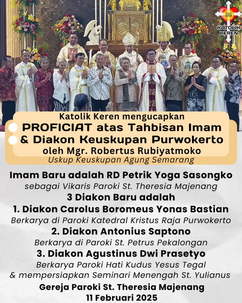 Tahbisan Imam Diakon Purwokerto 2025