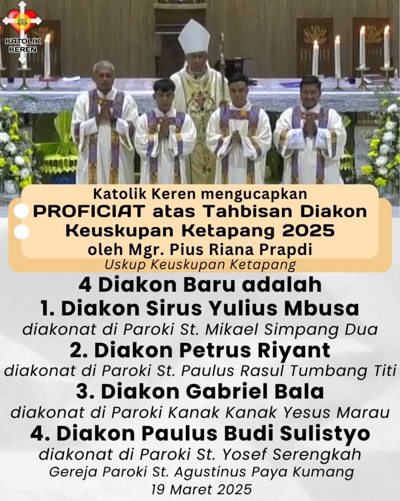 Tahbisan Diakon Keuskupan Ketapang 2025