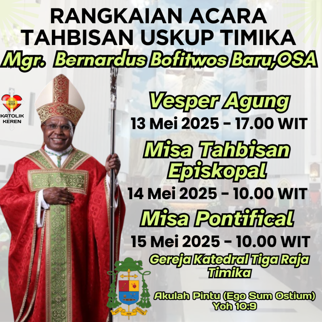 Acara Tahbisan Uskup Timika 2025
