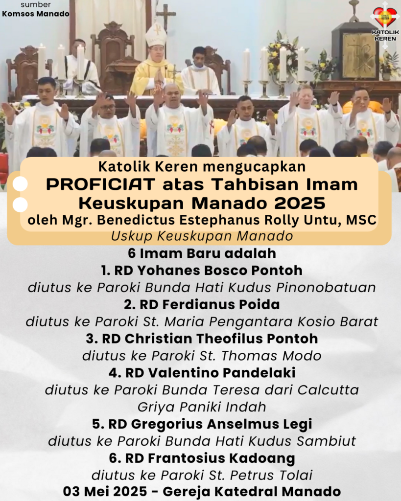 Tahbisan Imam Manado 2025