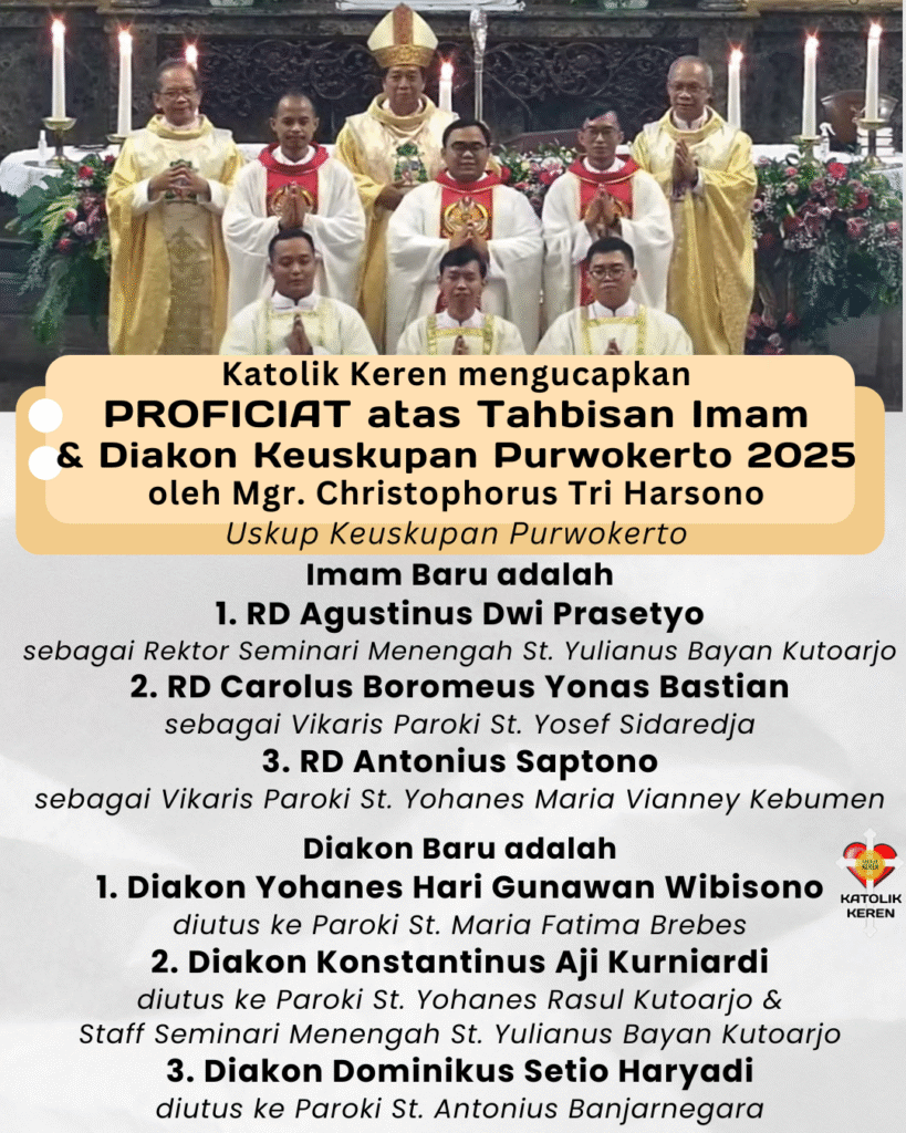 Tahbisan Imam & Diakon Purwokerto 2025