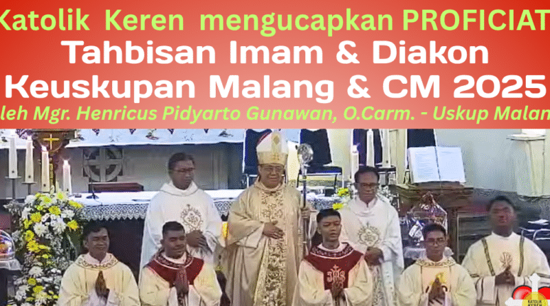 Tahbisan Imam Diakon Malang CM 2025