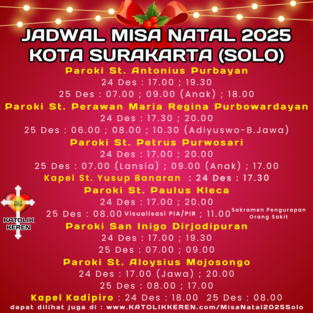 Misa Natal 2025 SOLO