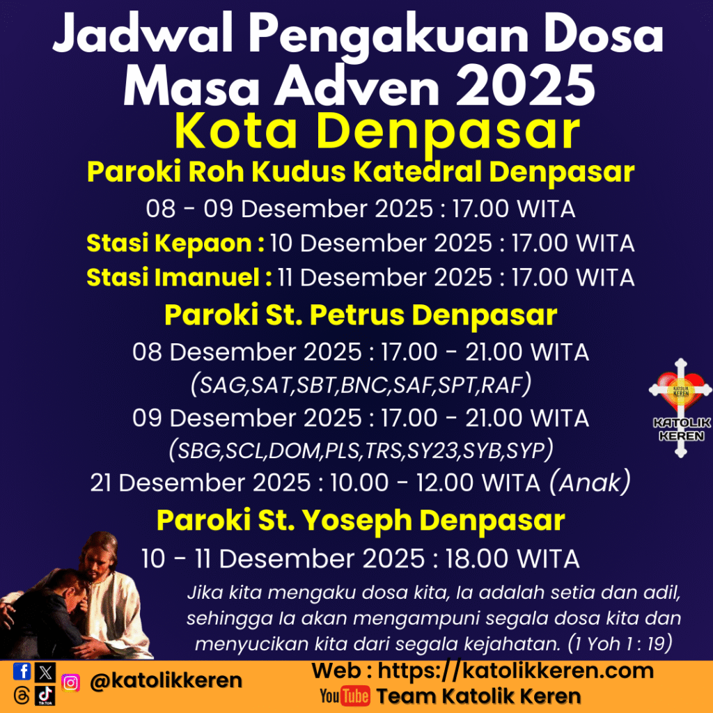Pengakuan Dosa Adven 2025 Denpasar