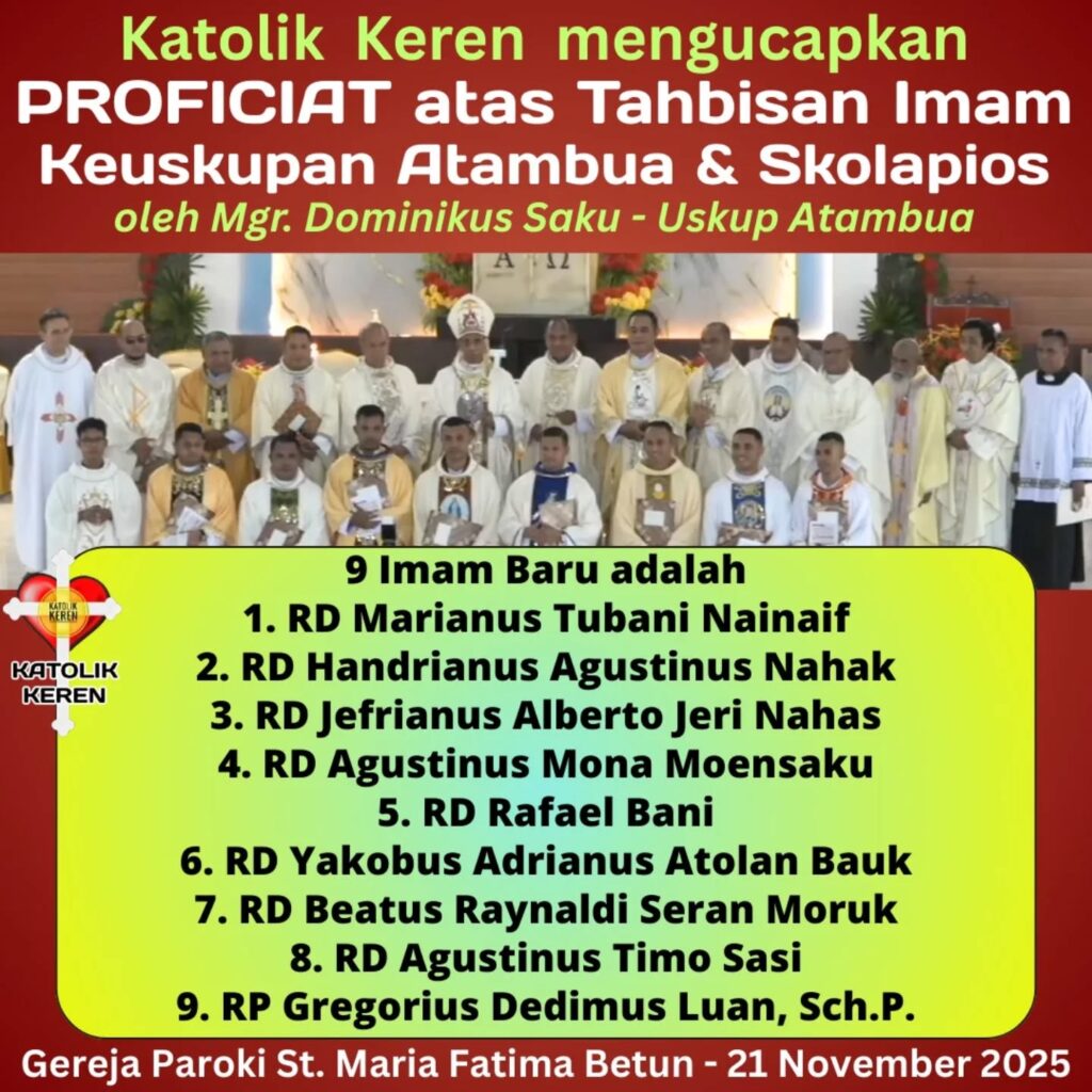 Tahbisan Imam Keuskupan Atambua & Skolapios 2025