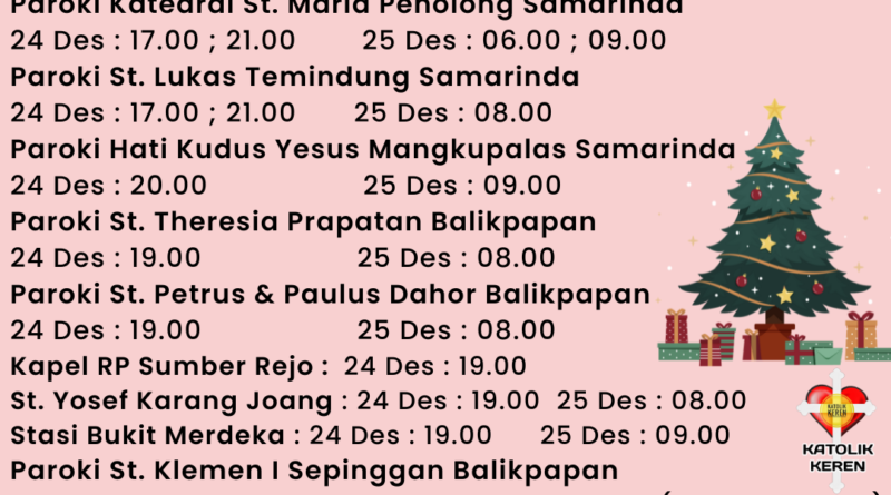 Misa Natal 2025 Samarinda