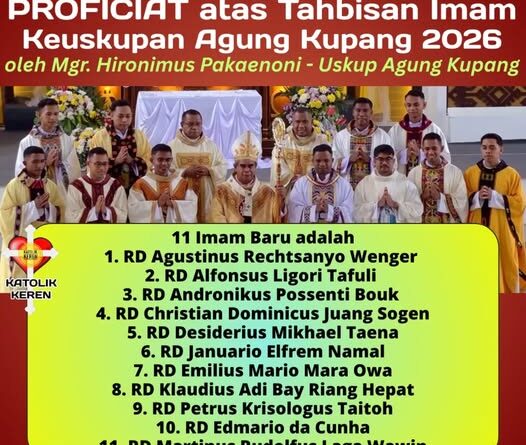 Tahbisan Imam Kupang 2026