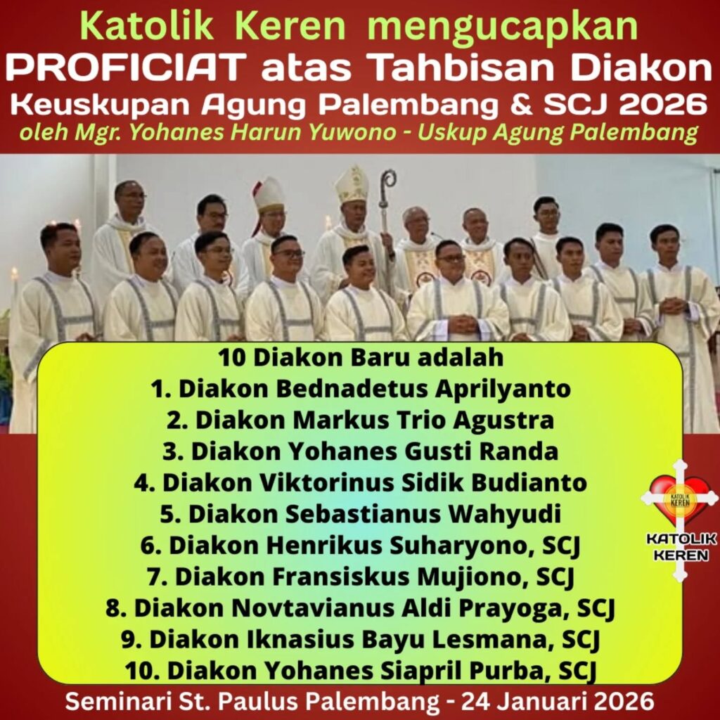 Tahbisan Diakon Palembang 2026