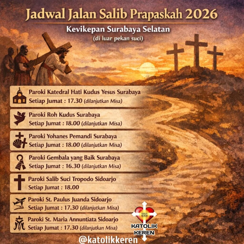 Jalan Salib 2026 Kevikepan Surabaya Selatan