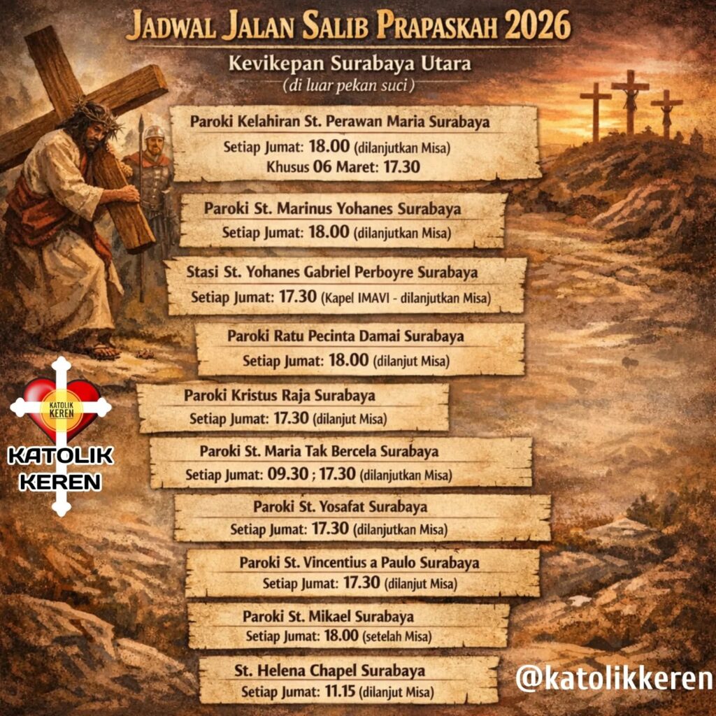 Jalan Salib 2026 Kevikepan Surabaya Utara
