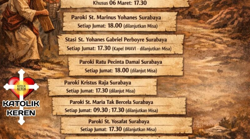 Jalan Salib 2026 Kevikepan Surabaya Utara