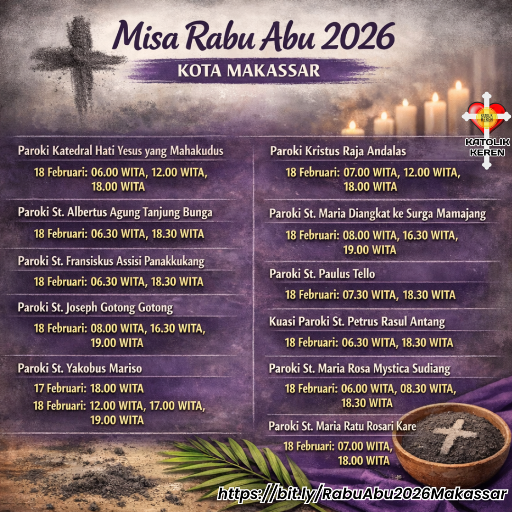 Rabu Abu 2026 Makassar