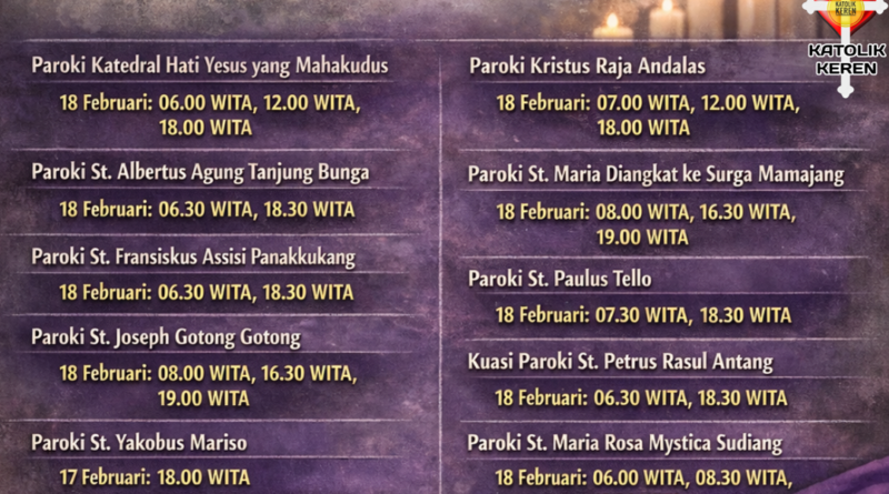 Rabu Abu 2026 Makassar