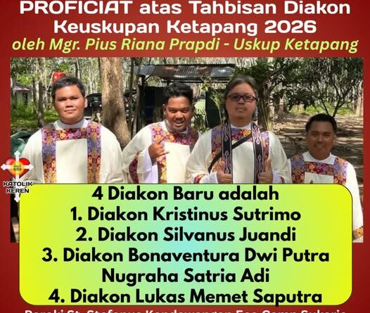 Tahbisan Diakon Ketapang 2026