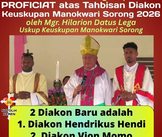 Tahbisan Diakon Manokwari 2026
