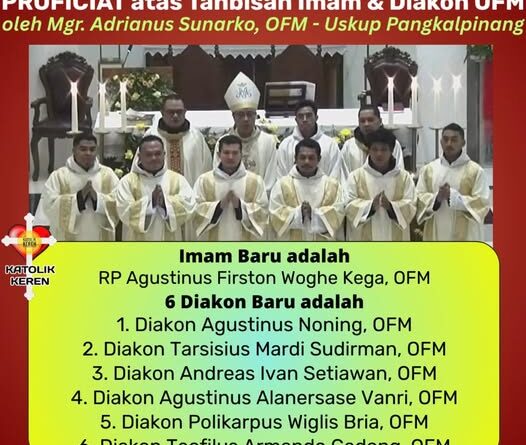 Tahbisan Imam Diakon OFM