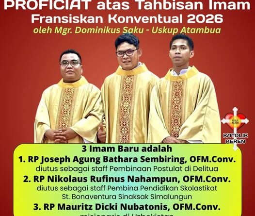 Tahbisan Imam Fransiskan Konventual