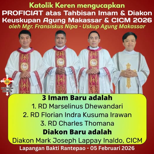 Tahbisan Imam Makassar 2026