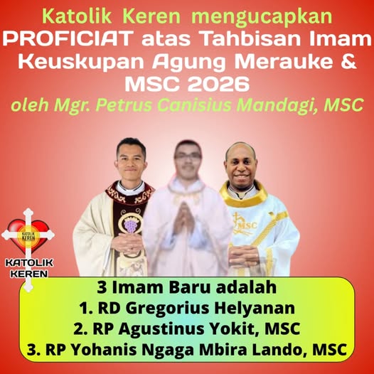 Tahbisan Imam Merauke & MSC 2026