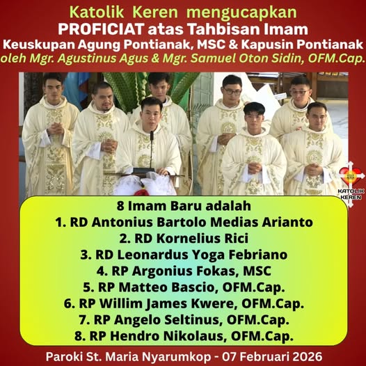Tahbisan Imam Pontianak 2026
