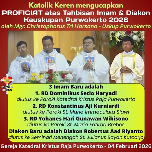 Tahbisan Imam Diakon Purwokerto