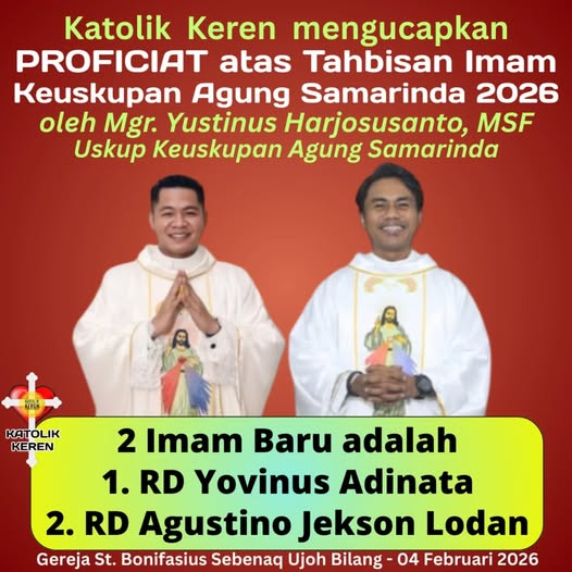 Tahbisan Imam Samarinda 2026