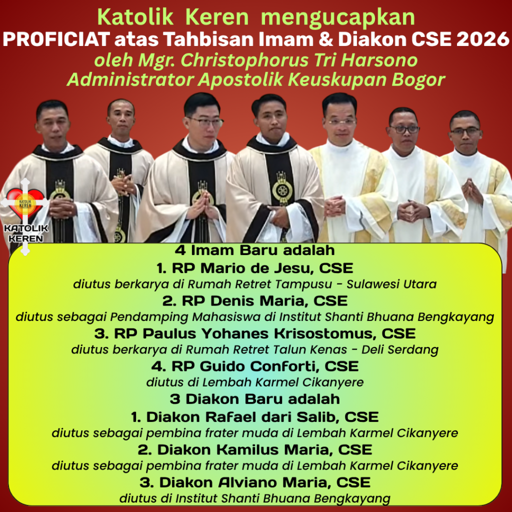 Tahbisan Imam & Diakon CSE 2026