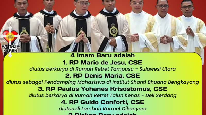 Tahbisan Imam & Diakon CSE 2026