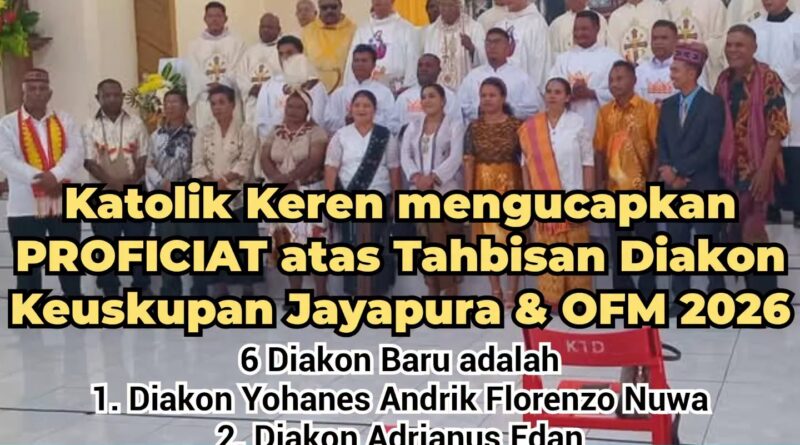 Tahbisan Diakon Jayapura 2026